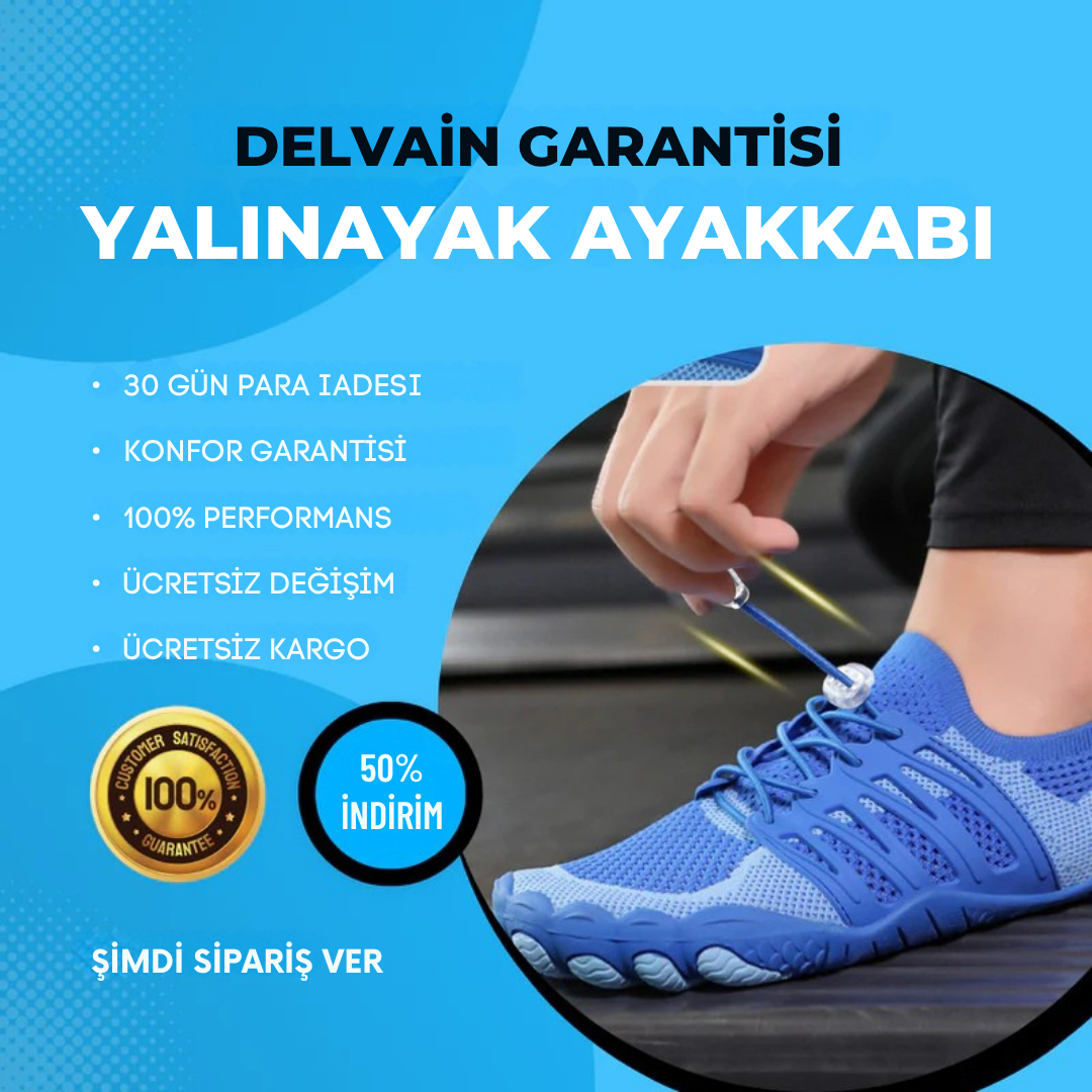 Delvain™ Hike - Yalın Ayak Ayakkabısı